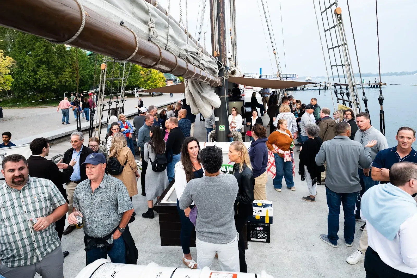 Great Lakes Schooner Company decks in Toronto